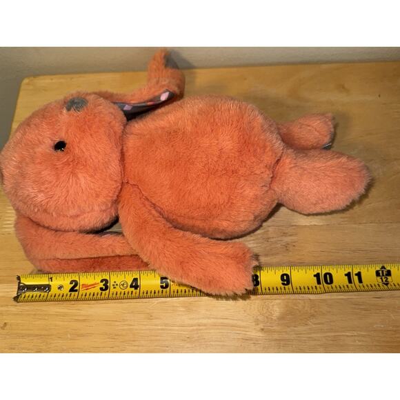 B Softies Happy Hues Bunny Rabbit Plush Stuffed Animal Orange Confetti Easter - Picture 3 of 13